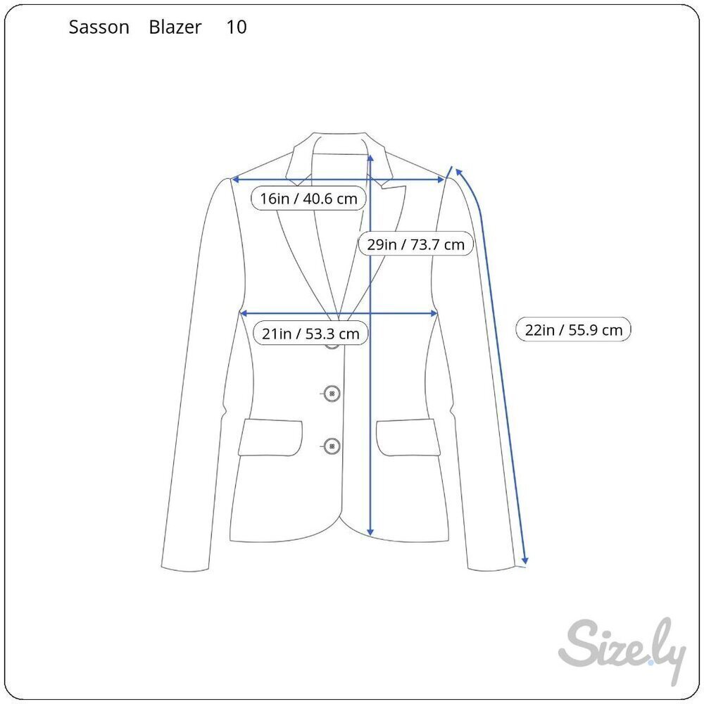 Sasson Paris New York Plaid Blazer Jacket 10 Houndstooth VNeck Double Breasted - Picture 4 of 7